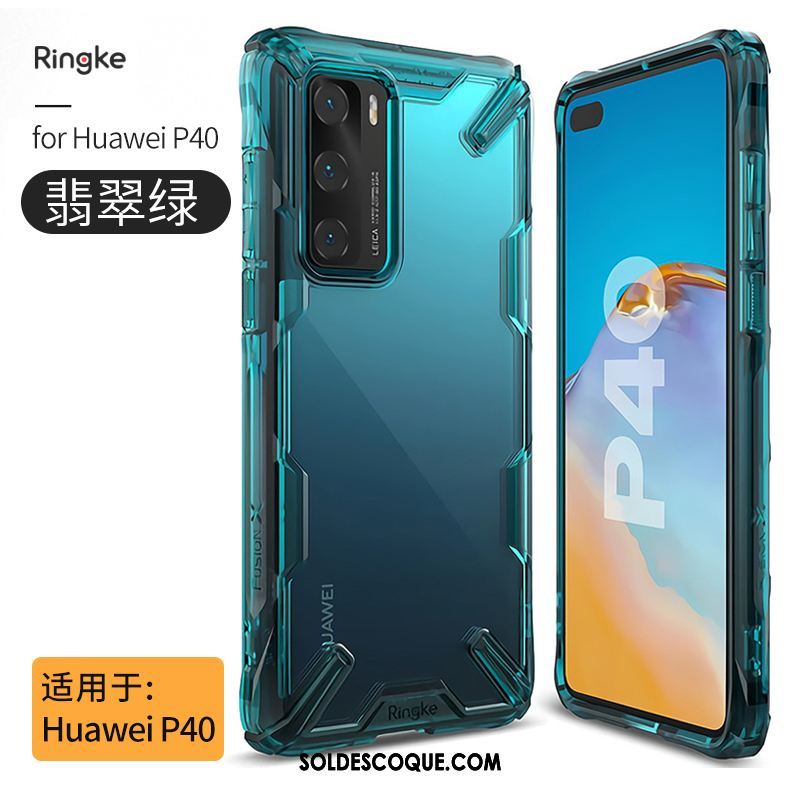Coque Huawei P40 Silicone Tout Compris Transparent Téléphone Portable Étui Soldes