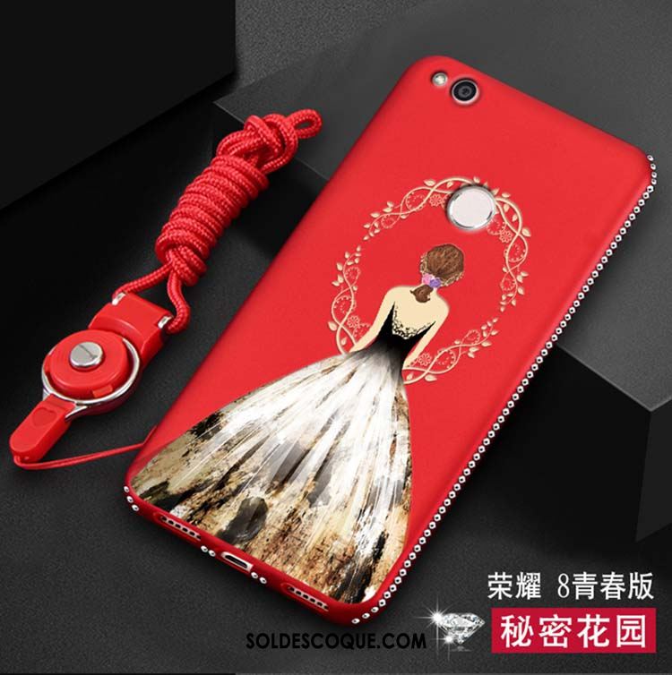 Coque Huawei P8 Lite 2017 Fluide Doux Téléphone Portable Protection Rouge Jeunesse En Vente