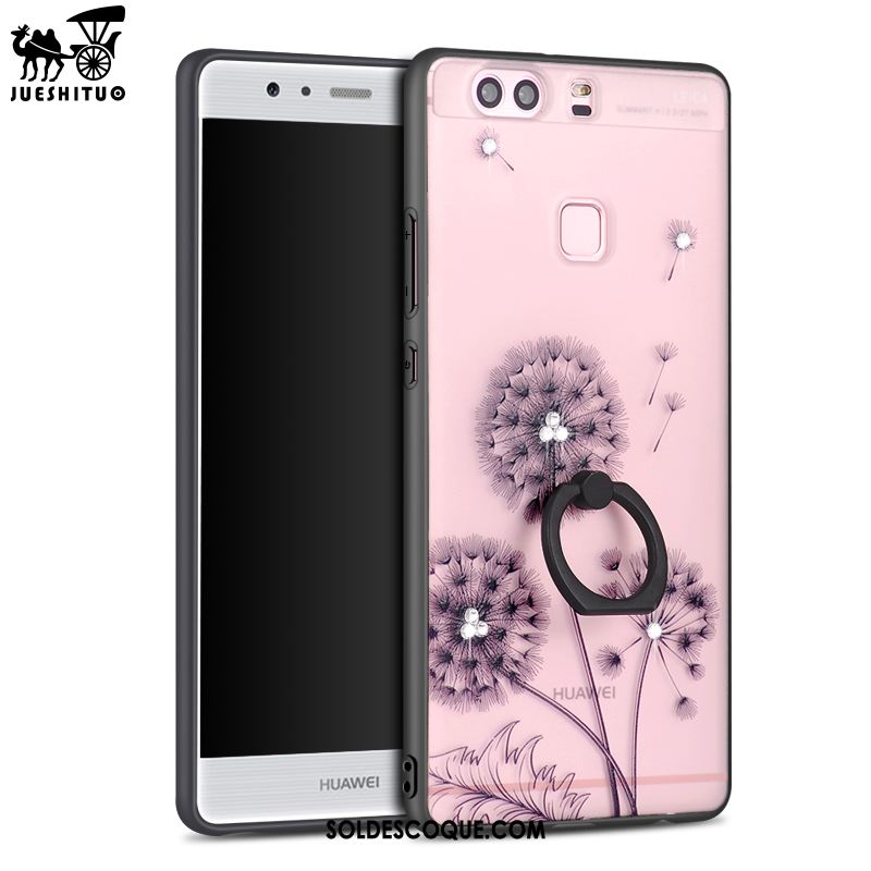 Coque Huawei P9 Créatif Rose Tout Compris Téléphone Portable Étui Soldes