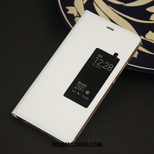 Coque Huawei P9 Plus Pu Étui En Cuir Protection Blanc Téléphone Portable Housse Soldes