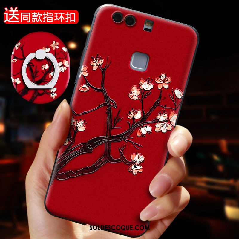 coque huawei p9 rouge