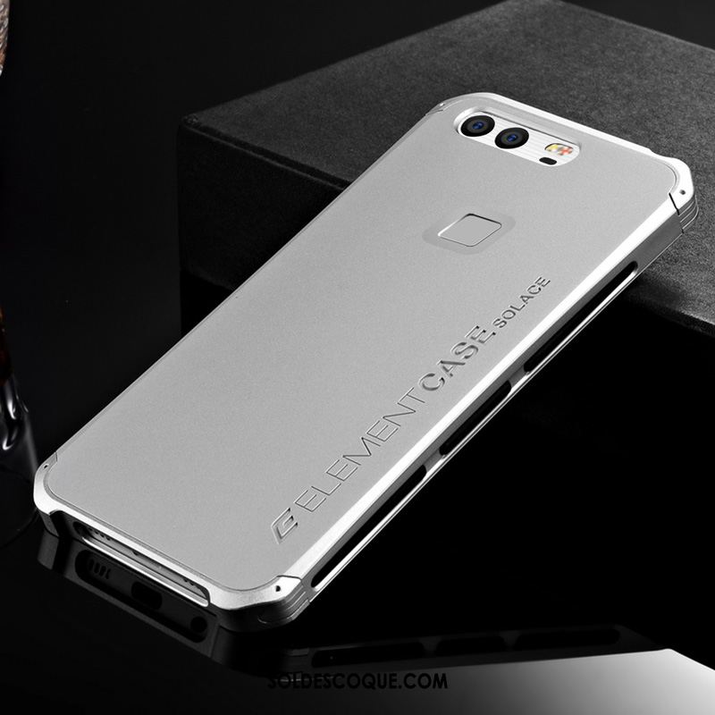 Coque Huawei P9 Protection Téléphone Portable Incassable Argent Étui Soldes