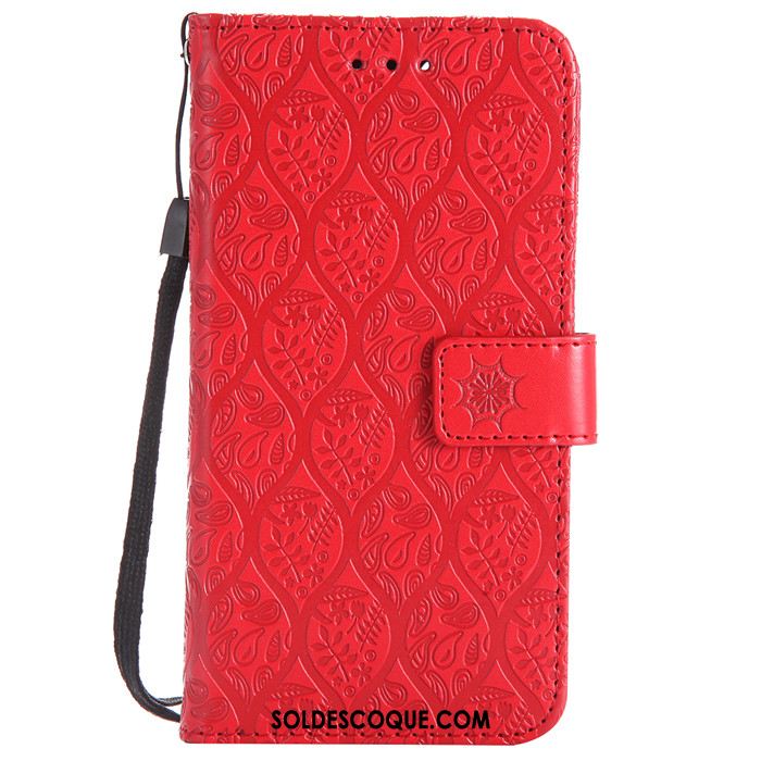 Coque Huawei Y6 2018 Fluide Doux Téléphone Portable Gaufrage Clamshell Incassable Pas Cher