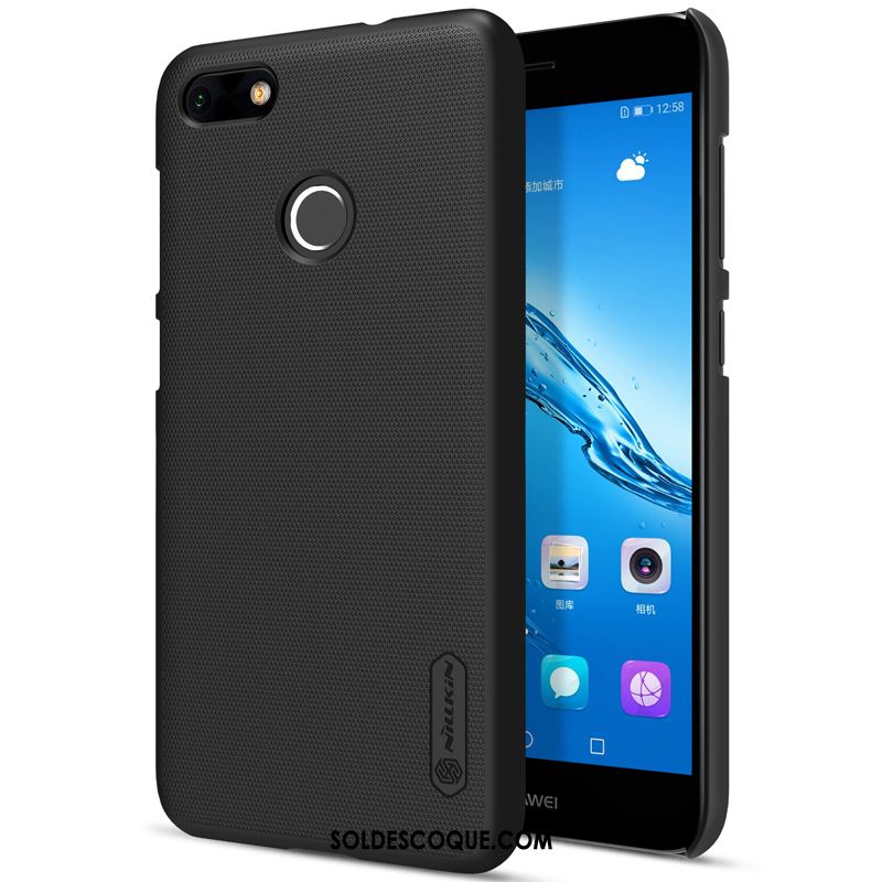 Coque Huawei Y6 Pro 2017 Noir Étui Or Protection Téléphone Portable Housse En Vente