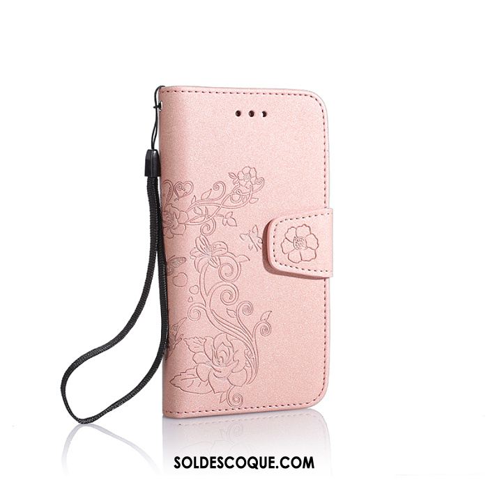 Coque Huawei Y7 2018 Étui En Cuir Téléphone Portable Tendance Rose Créatif En Vente