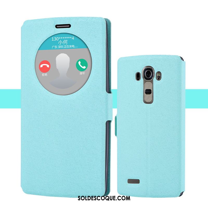 Coque Lg G4 Protection Téléphone Portable Tendance Étui Bleu Pas Cher