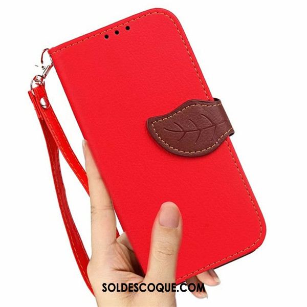 Coque Lg G5 Portefeuille Protection Téléphone Portable Rouge Tendance Pas Cher