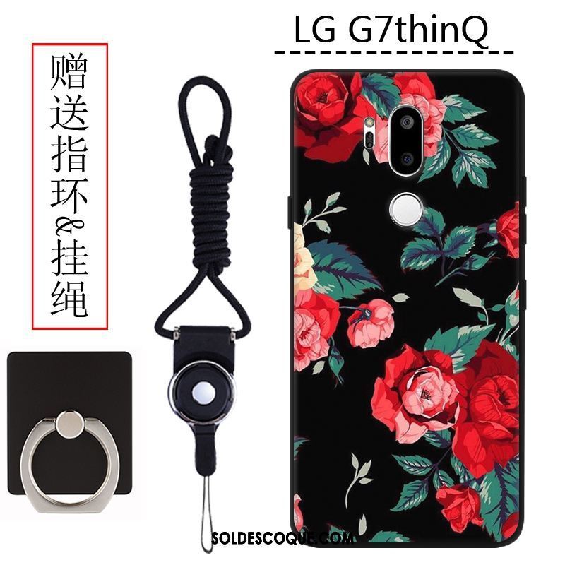 Coque Lg G7 Thinq Peinture Incassable Tout Compris Noir Téléphone Portable En Ligne