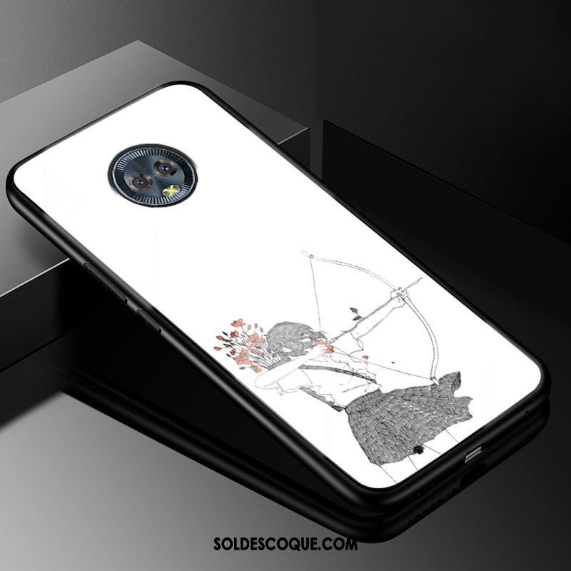 Coque Moto G6 Silicone Tout Compris Blanc Protection Téléphone Portable Soldes