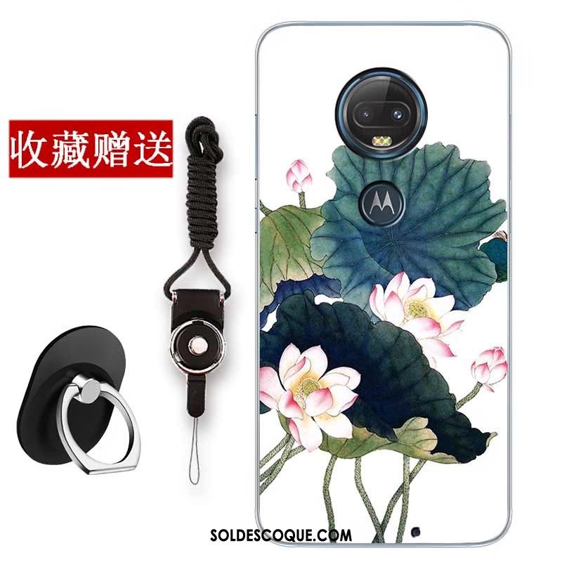 Coque Moto G7 Art Incassable Téléphone Portable Étui Vert Soldes