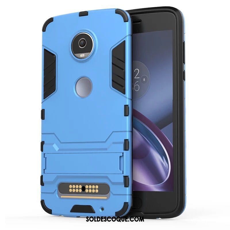 Coque Moto Z2 Play Téléphone Portable Silicone Étui Bleu Tout Compris En Vente