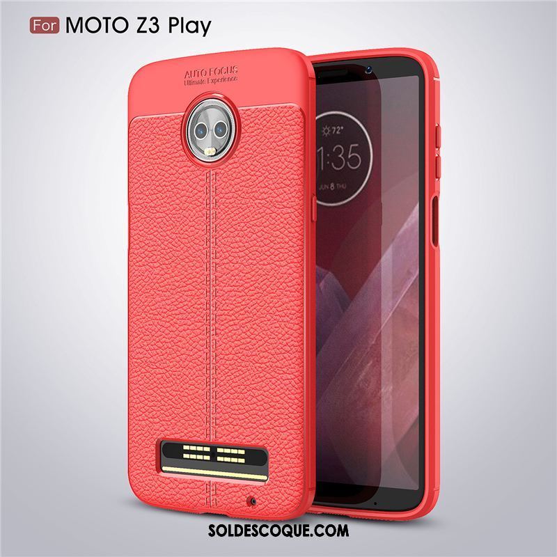Coque Moto Z3 Play Modèle Fleurie Téléphone Portable Fluide Doux Protection Étui France