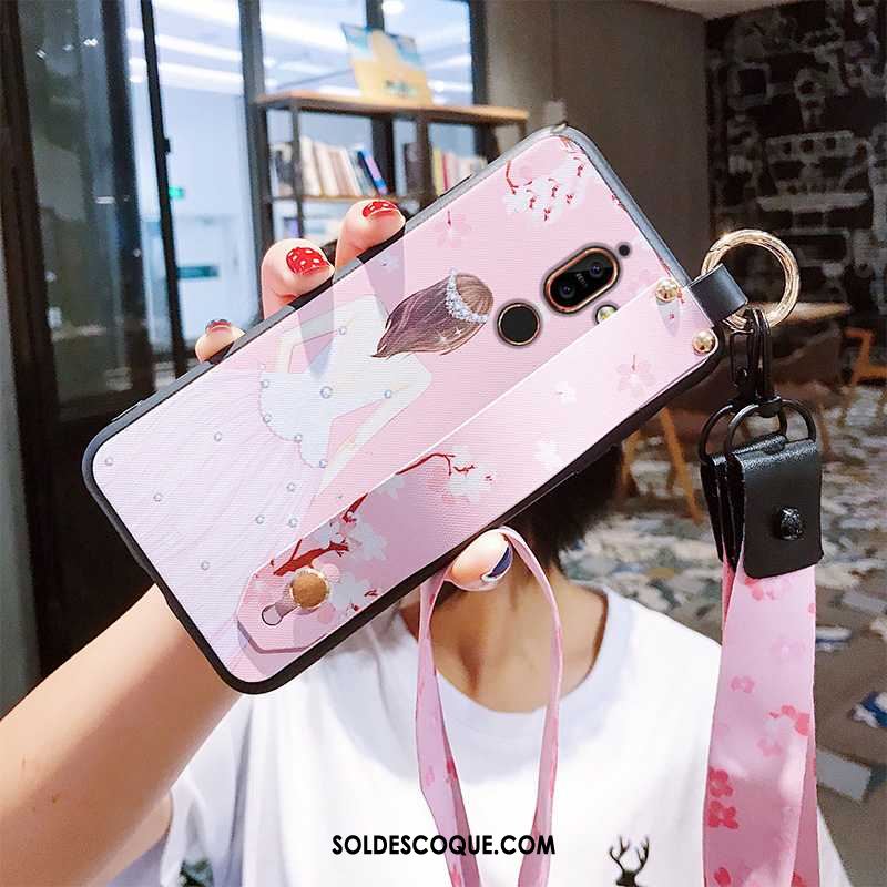 Coque Nokia 7 Plus Beauté Style Chinois Rose Téléphone Portable Ornements Suspendus En Vente