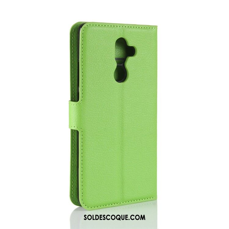 Coque Nokia 7 Plus Vert Protection Étui En Cuir Téléphone Portable Pas Cher