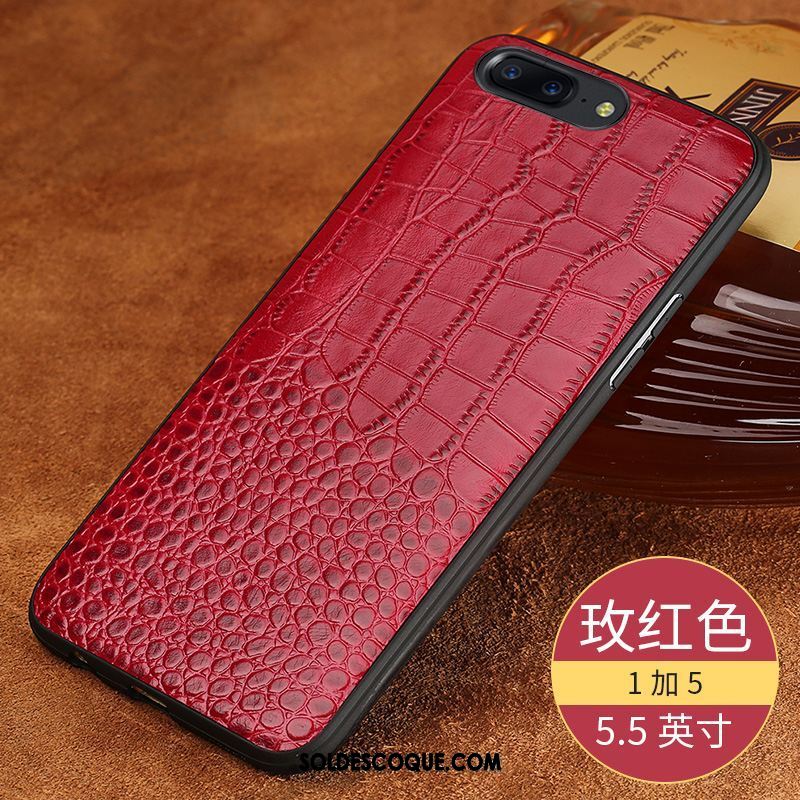 Coque Oneplus 5 Rouge Téléphone Portable Créatif Incassable Marque De Tendance En Ligne