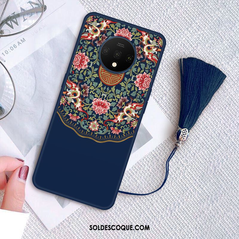 Coque Oneplus 7t Incassable Créatif Téléphone Portable Tout Compris Protection Pas Cher