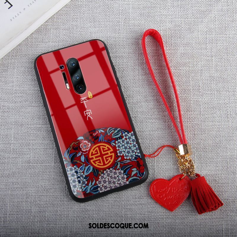 Coque Oneplus 8 Pro Incassable Téléphone Portable Protection Étui Style Chinois Pas Cher