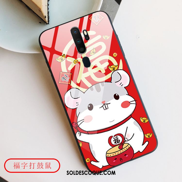 Coque Oppo A5 2020 Amoureux Tout Compris Protection Style Chinois Net Rouge France