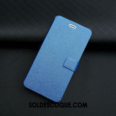 Coque Oppo A73 Étui En Cuir Incassable Téléphone Portable Protection Bleu Soldes