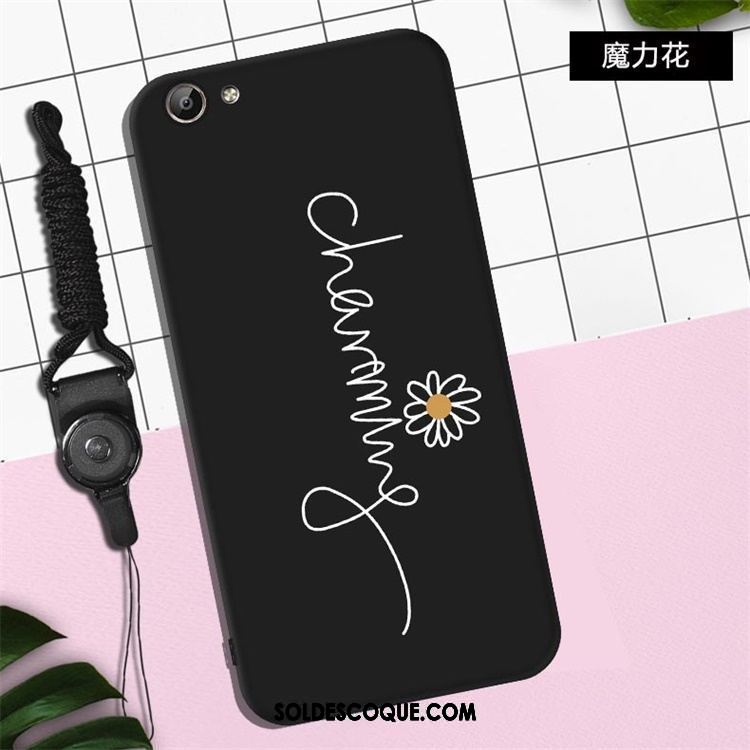 Coque Oppo A83 Fluide Doux Téléphone Portable Noir Dessin Animé Incassable France