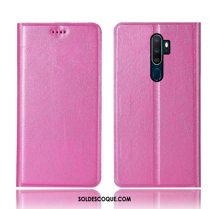 Coque Oppo A9 2020 Protection Téléphone Portable Rose Étui Rouge Soldes