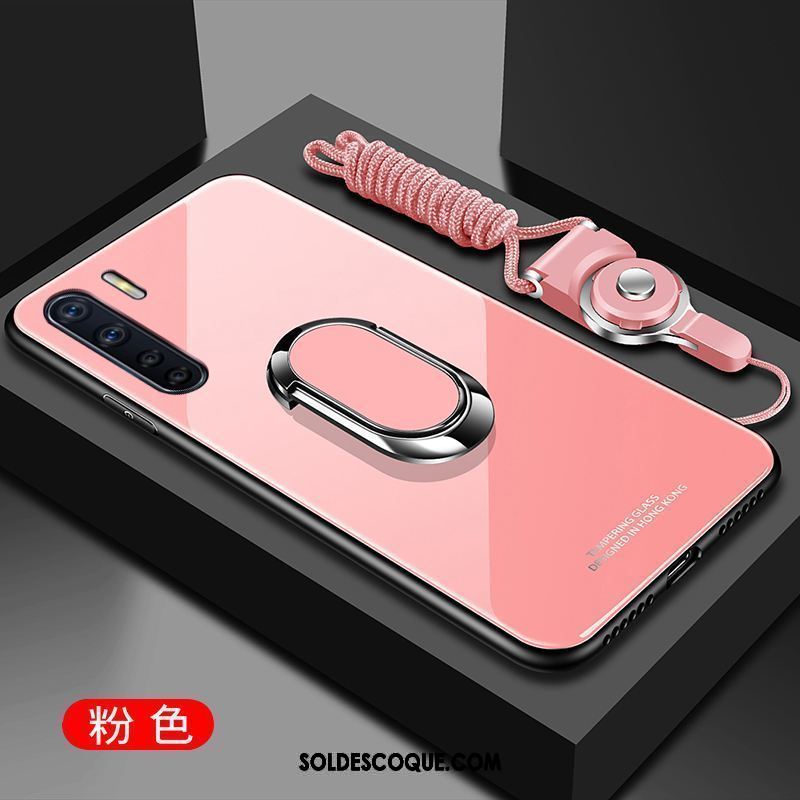 Coque Oppo A91 Protection Rose Verre Téléphone Portable Tout Compris En Ligne
