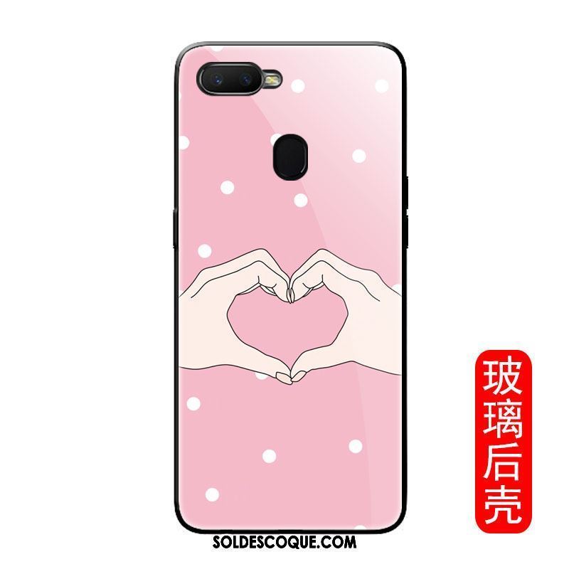 Coque Oppo F9 Starry Rose Téléphone Portable Amoureux Incassable Silicone Pas Cher