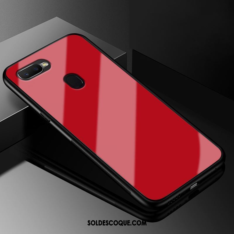 Coque Oppo F9 Starry Rouge Tout Compris Difficile Téléphone Portable Créatif Pas Cher