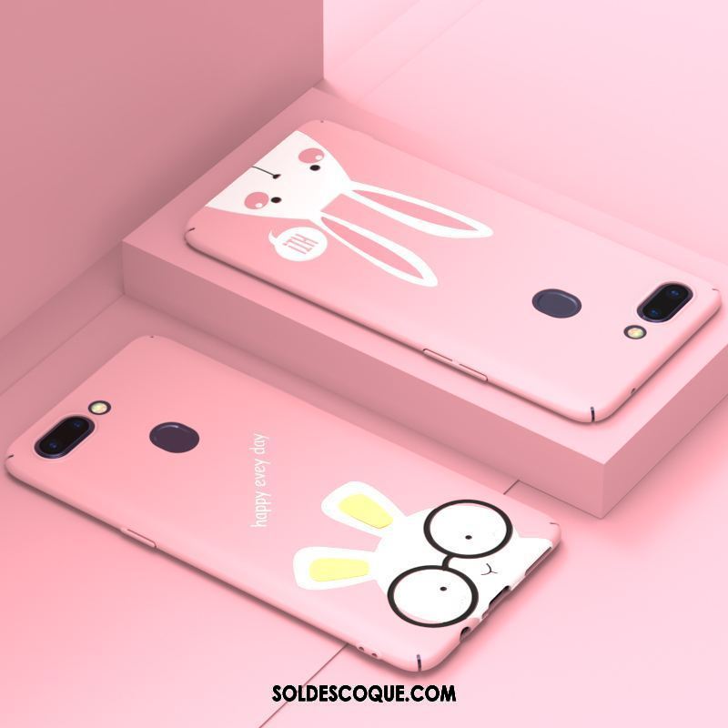 Coque Oppo R15 Téléphone Portable Créatif Dessin Animé Tendance Rose Soldes