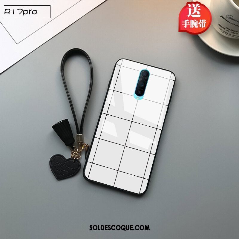 Coque Oppo R17 Pro Créatif Téléphone Portable Net Rouge Étui Verre En Vente