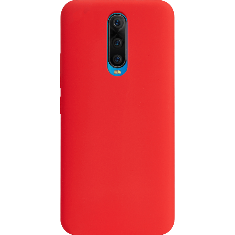 Coque Oppo R17 Pro Protection Net Rouge Silicone Étui Téléphone Portable Pas Cher
