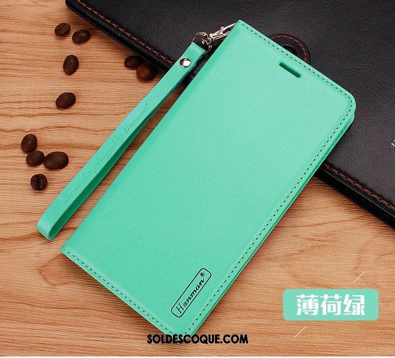 Coque Oppo R17 Pro Étui En Cuir Tout Compris Vert Téléphone Portable Incassable Pas Cher
