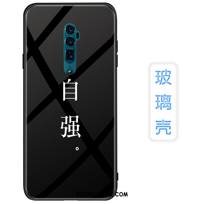Coque Oppo Reno 10x Zoom Verre Silicone Amoureux Noir Téléphone Portable En Ligne