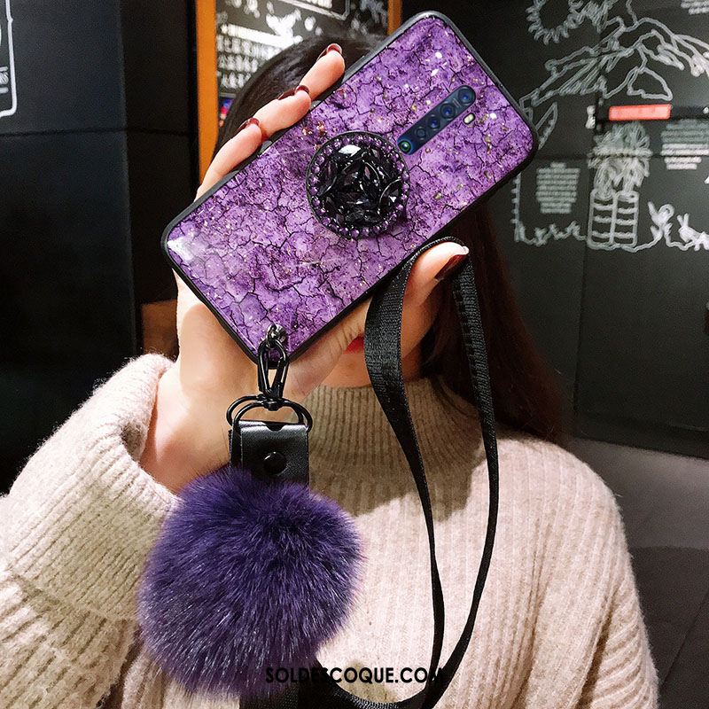 Coque Oppo Reno 2 Violet Protection Téléphone Portable Incassable Cristal Housse France