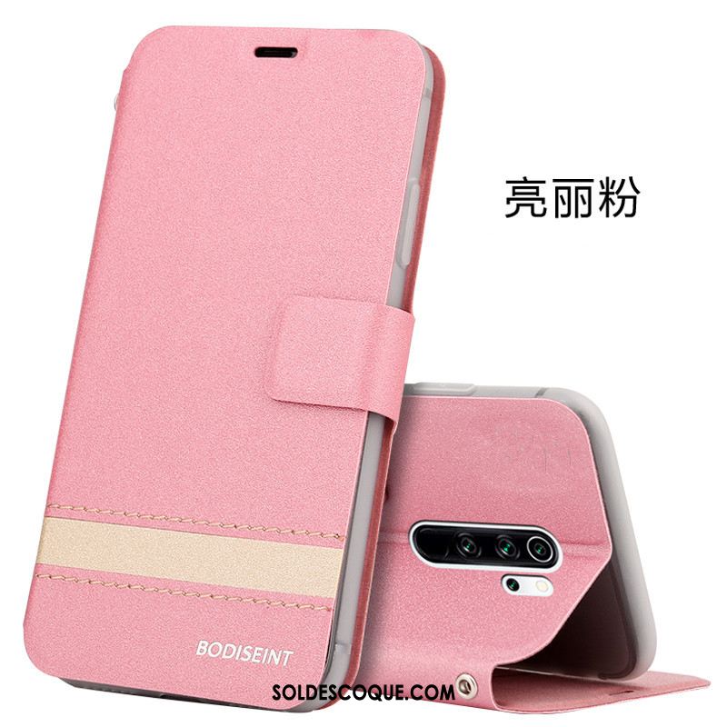 Coque Redmi 9 Protection Téléphone Portable Rose Étui En Cuir Silicone En Vente