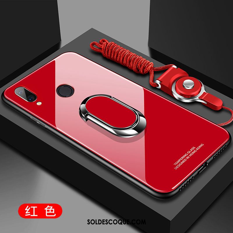 Coque Redmi Note 7 Fluide Doux Difficile Incassable Silicone Rouge Housse Pas Cher