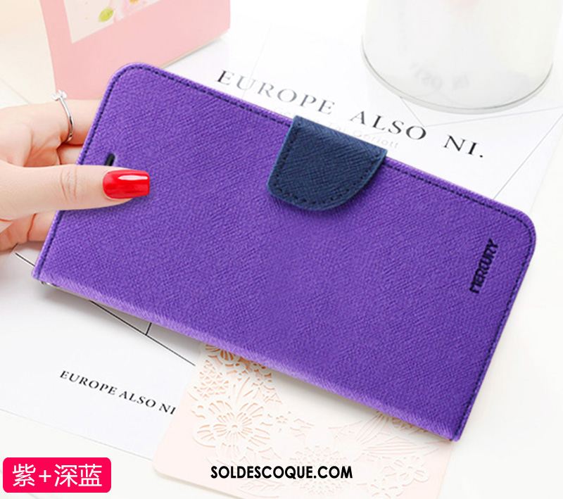 Coque Samsung Galaxy A20s Téléphone Portable Étui En Cuir Silicone Violet Étoile Pas Cher