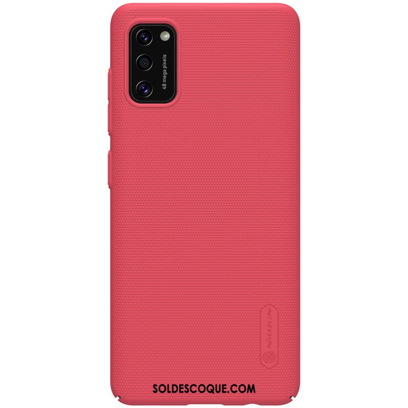 Coque Samsung Galaxy A41 Protection Étui Téléphone Portable Rouge Légères Housse En Ligne