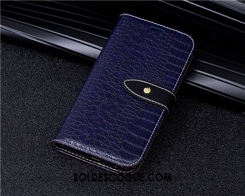 Coque Samsung Galaxy A5 2017 Protection Bordure Étui En Cuir Bleu Étoile Pas Cher