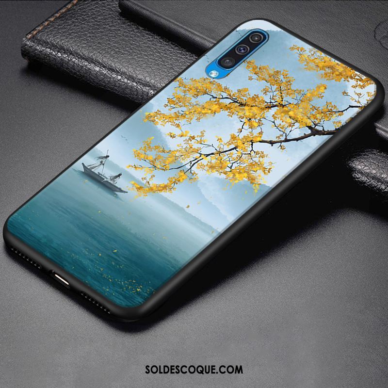 Coque Samsung Galaxy A50 Silicone Simple Dessin Animé Créatif Personnalité Pas Cher