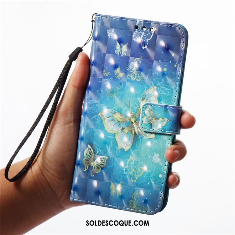 Coque Samsung Galaxy A7 2018 Incassable Étui Protection Bleu Fluide Doux En Vente
