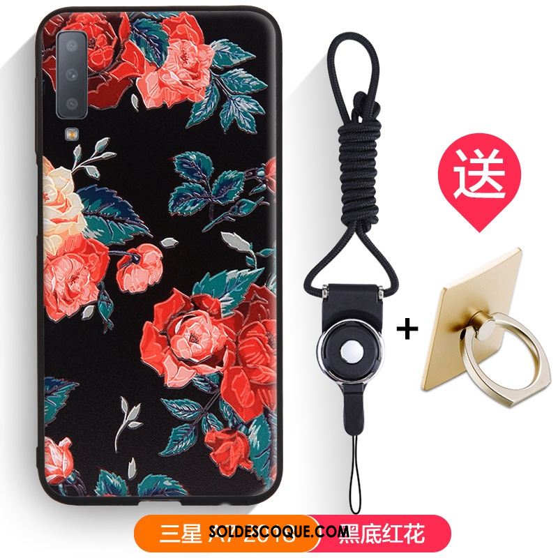 Coque Samsung Galaxy A7 2018 Tendance Téléphone Portable Fluide Doux Étoile Dessin Animé Housse Soldes