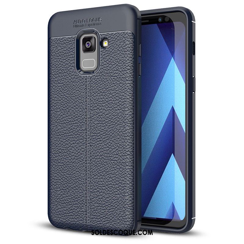 Coque Samsung Galaxy A8 2018 Étoile Coque En Silicone Étui Bleu Tout Compris Housse Pas Cher