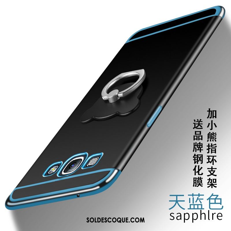 Coque Samsung Galaxy A8 Téléphone Portable Délavé En Daim Bleu Silicone Étui En Ligne