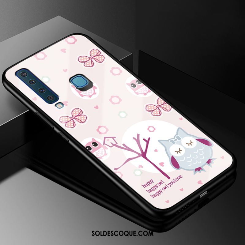 Coque Samsung Galaxy A9 2018 Charmant Silicone Rose Incassable Téléphone Portable En Ligne