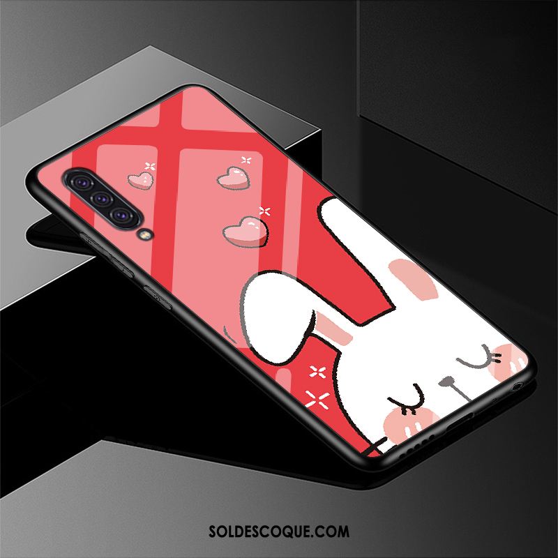 Coque Samsung Galaxy A90 5g Silicone Délavé En Daim Verre Rouge Téléphone Portable Housse Soldes