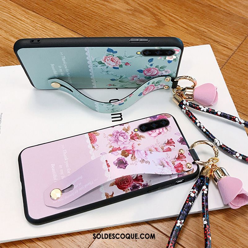 Coque Samsung Galaxy A90 5g Silicone Tout Compris Rose Téléphone Portable Protection Pas Cher