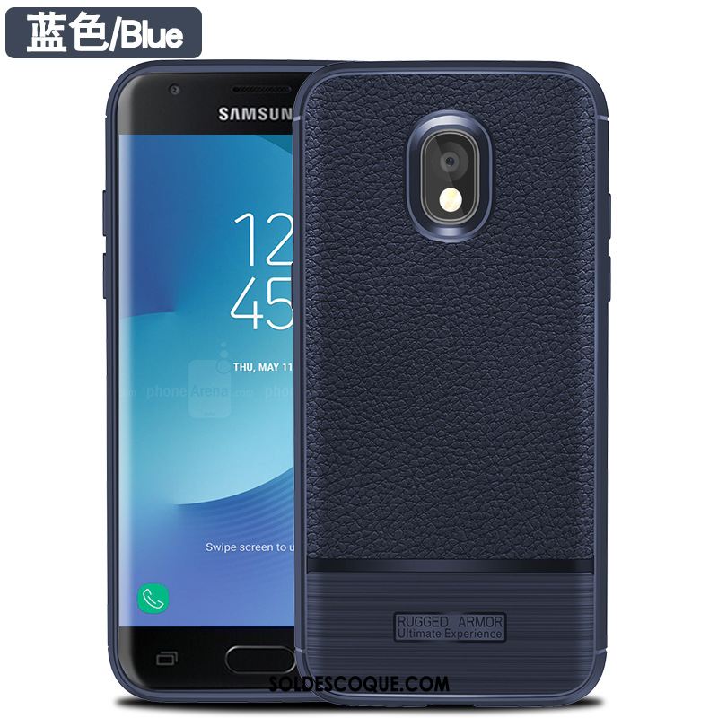 Coque Samsung Galaxy J5 2017 Modèle Fleurie Téléphone Portable Protection Étui Bleu En Vente