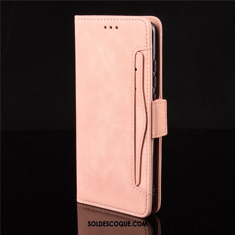 Coque Samsung Galaxy Note 10 Lite Téléphone Portable Portefeuille Rose Protection Étui En Cuir Pas Cher