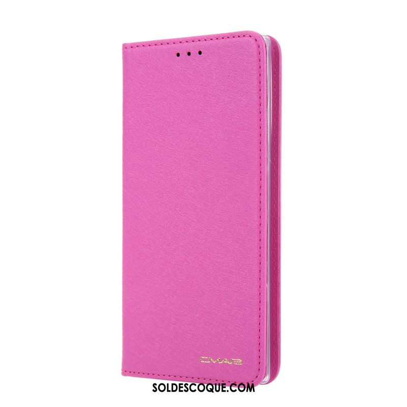 Coque Samsung Galaxy Note 10 Rouge Carte Étoile Étui En Cuir Téléphone Portable Pas Cher